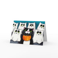 Trick or Treat (v.2) - Halloween Card card