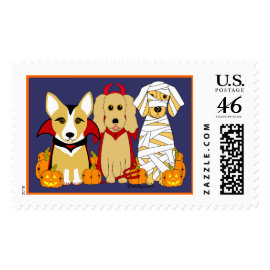 Trick or Treaters! stamp