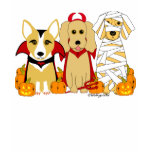 halloween, trick or treat, corgi, cute t-shirts,