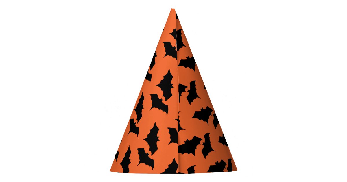 Trick or Treating Halloween Party Orange Kids Party Hat Zazzle