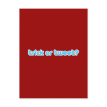 Trick or Tweet 2 Postcard