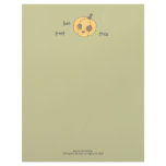 Trick Treat Boo | Pumpkin Halloween Letterhead