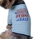 Trickle Down Reaganomics Doggie Tshirt