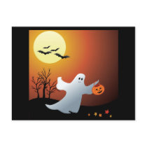 TrickOrTreat two Postcard