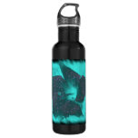 Tricolor Abstract Hibiscus 2 24oz Water Bottle
