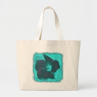 Tricolor Abstract Hibiscus zazzle_bag