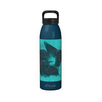 Tricolor Abstract Hibiscus Drinking Bottles