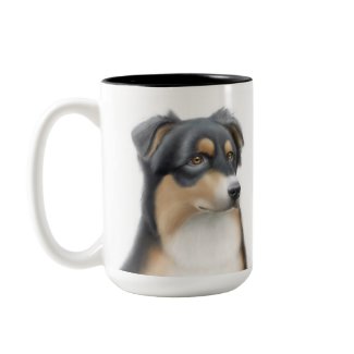 Tricolor Australian Shepherd Mug mug