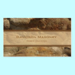 Tricolor Stone Business Card business cards