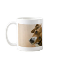 Tricolored Beagle Dog Background Mug