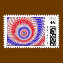 Tricolour Roundalls Postage Stamp by JamesOakley Tricolour Roundalls Postage Stamp