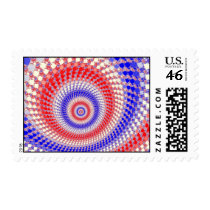 Tricolour Roundalls Postage Stamp