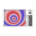 Tricolour Roundalls Postage Stamp