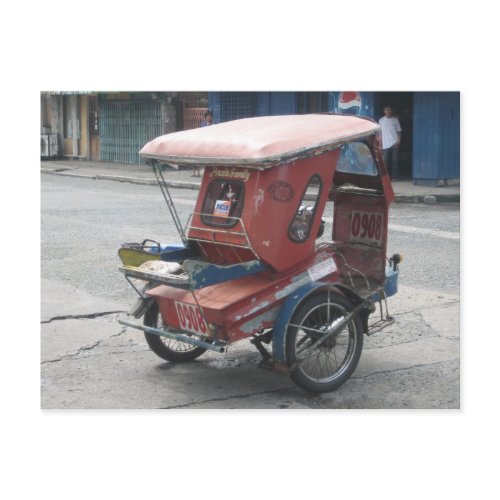 Tricycle postcard