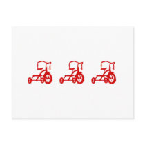 tricycles postcards