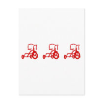 tricycles postcards