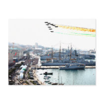 trieste frecce tricolori postcards