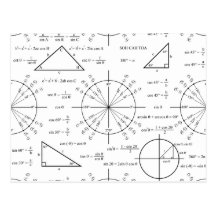Trig & Triangles Postcard