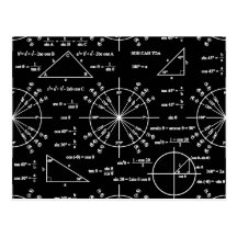 Trig & Triangles Postcard