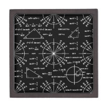 Trig & Triangles Premium Keepsake Boxes