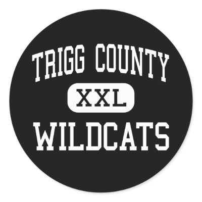 Trigg County - Wildcats - High - Cadiz Kentucky Round Sticker