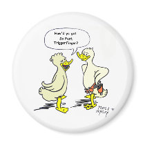 trigger finger refrigerator magnet