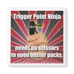 Trigger Point Ninja (TM) Needs No Scissors magnets