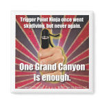 Trigger Point Ninja (TM) Went Skydiving Once magnets