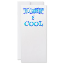 Trigonometry is Cool rack cards by SchoolAids Trigonometry is Cool rack cards