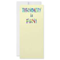 Trigonometry is Fun rack cards