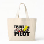 Trike Pilot Tote Bags