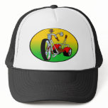trike tricycle pimped out caddy cadillac chopper mesh hat