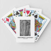 Trilobite Anyone? (Fossilized Trilobite) Bicycle Playing Cards