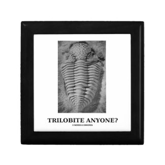 Trilobite Anyone? (Fossilized Trilobite) Keepsake Box