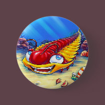 Trilobite in the Sea buttons