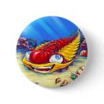 Trilobite in the Sea Pinback Button