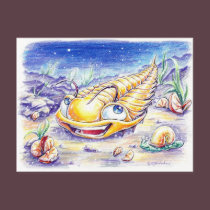Trilobite in the Sea postcards