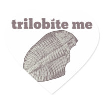 Trilobite Me Heart Stickers