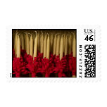 Trimmed Lovefeast Candles Postage Stamps