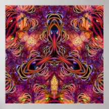 Trinary Glistening  Art Print