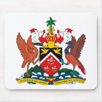 Trinidad And Tobago Coat of Arms Mousepad