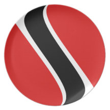 Trinidad and Tobago Fisheye Flag Plate
