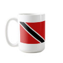 Trinidad and Tobago Flag and Map Mug by FlagAndMap Trinidad and Tobago Flag and Map Mug
