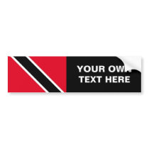 Trinidad and Tobago Flag bumper stickers