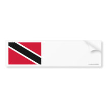 Trinidad and Tobago Flag bumper stickers