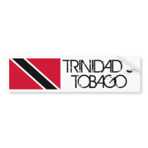 Trinidad and Tobago Flag Bumper Sticker
