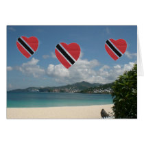 Trinidad and Tobago Flag Greeting Card