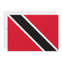 Trinidad and Tobago Flag invitations