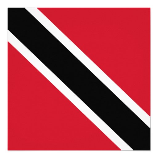 Trinidad and Tobago Flag Invitation