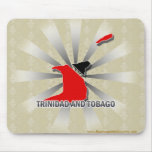 Trinidad And Tobago Flag Map 2.0 Mousepad